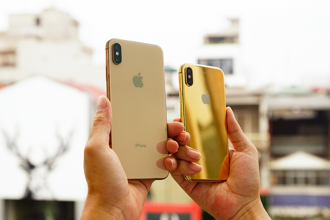 iphone xs phien ban vang 24k xuat hien o viet nam