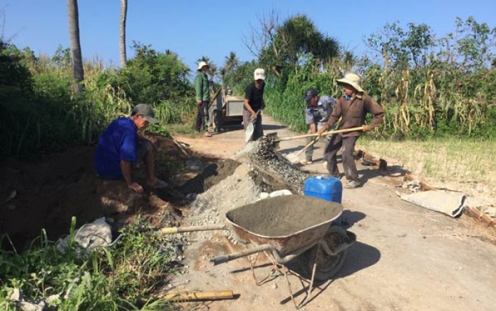 dien da bung sang tren que huong cua hai doi hoang sa