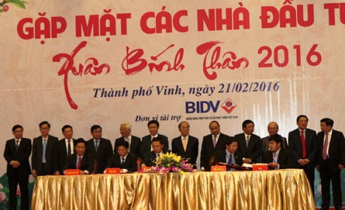 tinh nghe an phoi hop bidv to chuc hoi nghi gap mat cac nha dau tu xuan binh than 2016