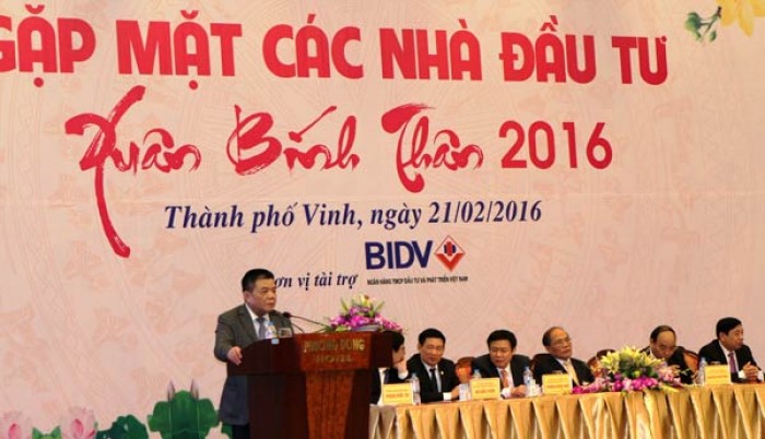 tinh nghe an phoi hop bidv to chuc hoi nghi gap mat cac nha dau tu xuan binh than 2016