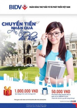 Chuyển tiền nhận quà - An tâm du học