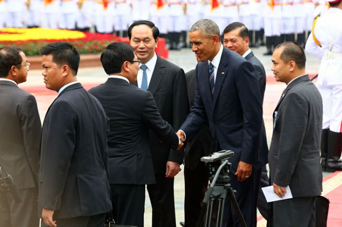 chum anh le don tong thong obama tai phu chu tich