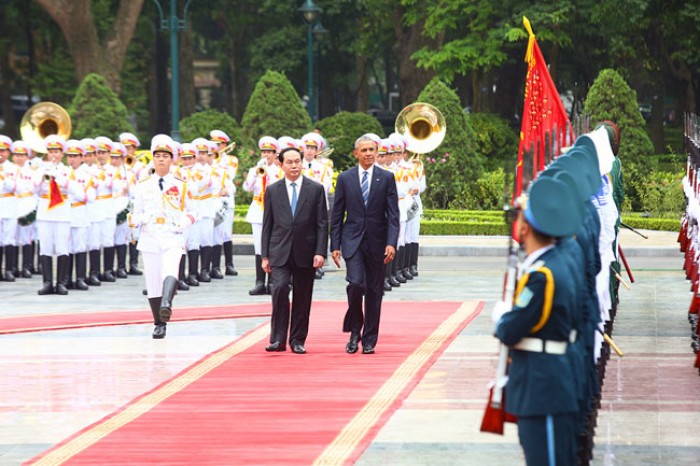 chum anh le don tong thong obama tai phu chu tich