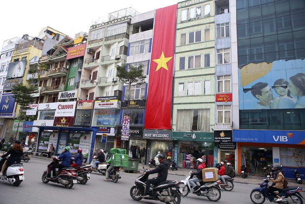 ha noi hung huc khi the co vu doi tuyen viet nam