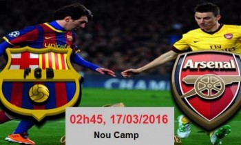 TRỰC TIẾP: Barcelona vs Arsenal