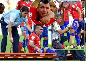 Chùm ảnh: Nỗ lực phi thường của Gary Medel không thể giúp Chile vượt qua Brazil