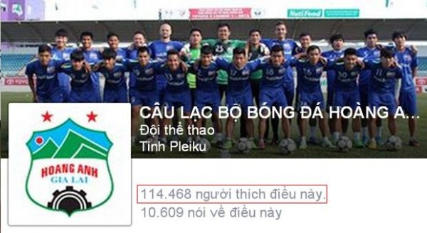 nguoi viet tho o voi cac doi bong tai v league tren facebook