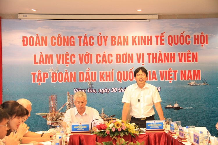 uy ban kinh te quoc hoi lam viec voi cac don vi dau khi khu vuc phia nam