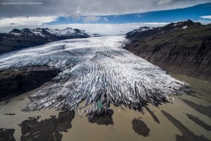 Cảnh đẹp ngoạn mục của đất nước Iceland nhìn từ trên cao