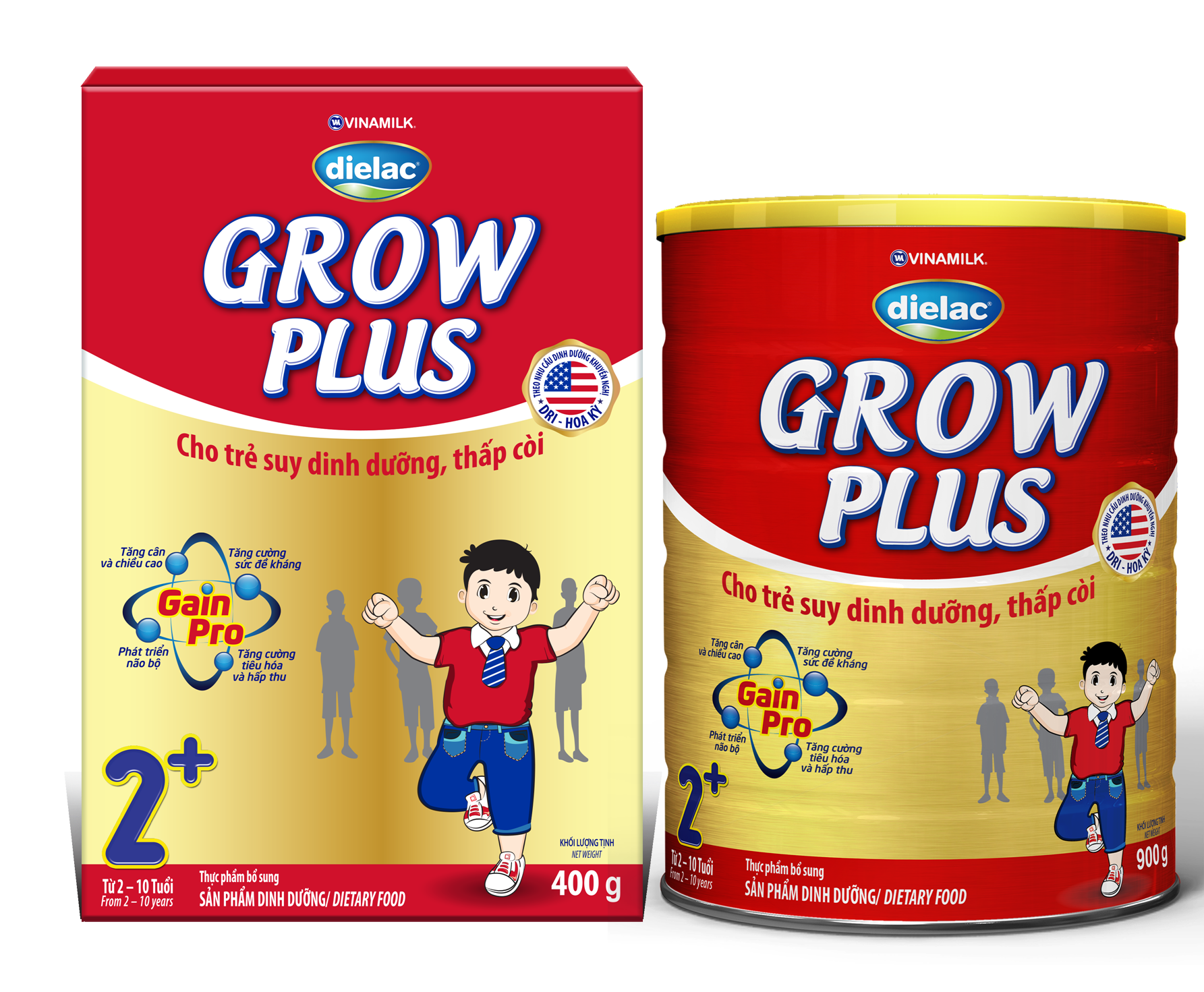 Dielac Grow Plus – Đặc chế cho trẻ suy dinh dưỡng thấp còi, giúp trẻ bắt kịp đà tăng trưởng