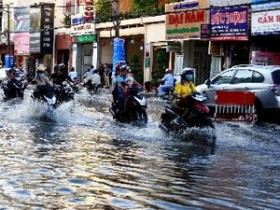 TP. Hồ Chí Minh: Triều cường giữa tháng 10 có mức đỉnh lên đến 1,55m