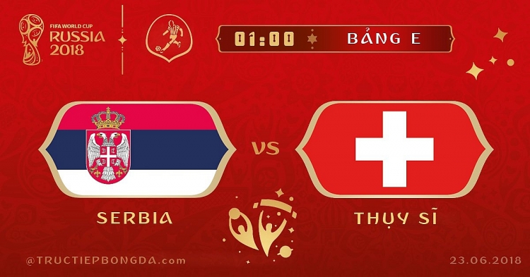 xem truc tiep bong da serbia vs thuy si o dau