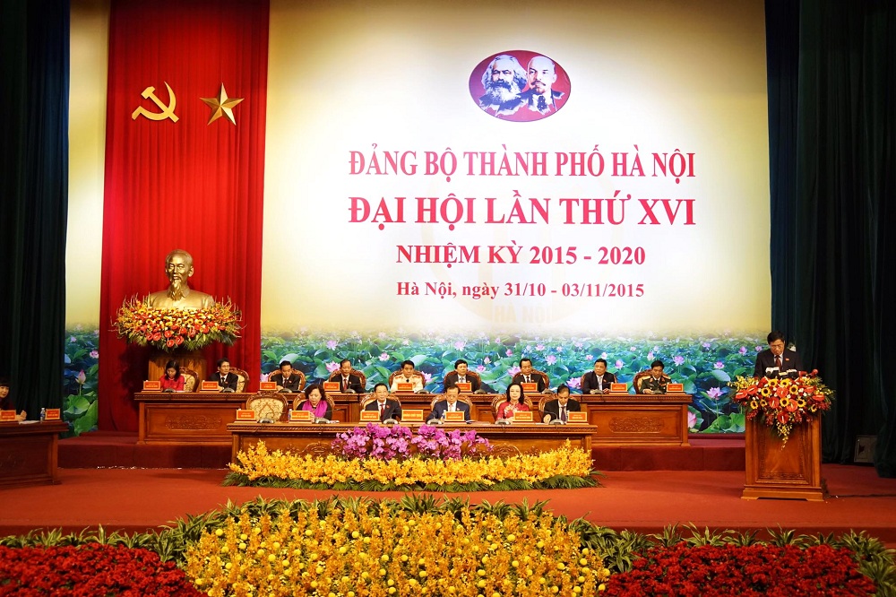 khai mac dai hoi dang bo tp ha noi lan thu xvi