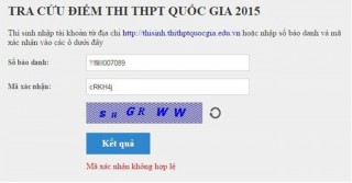 Cách tra cứu điểm thi THPT khi website của Bộ Giáo dục gặp sự cố