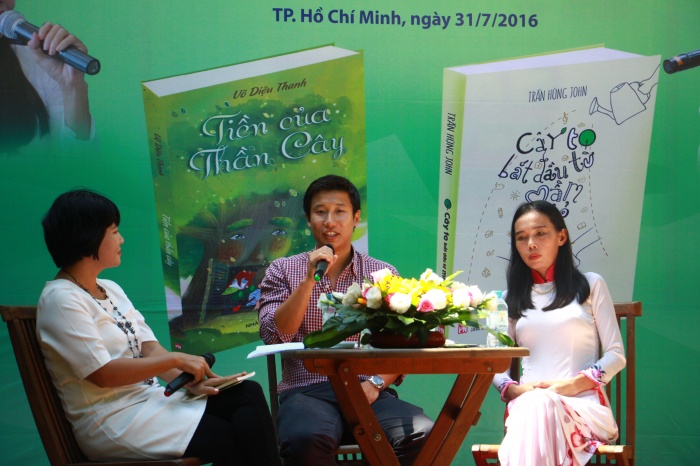 nha van vo dieu thanh va tran hung john cung ra sach cho thieu nhi