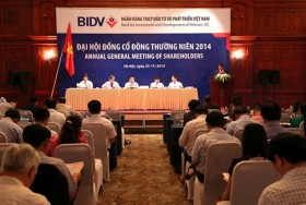 BIDV tổ chức thành công Đại hội đồng cổ đông năm 2014