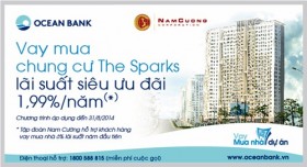 Vay mua chung cư The Sparks với lãi suất siêu ưu đãi 1,99%/năm