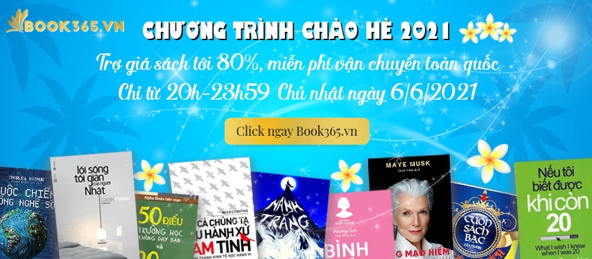 Các tựa sách được trợ giá tới 80% tại Book365 vào tối 6/6