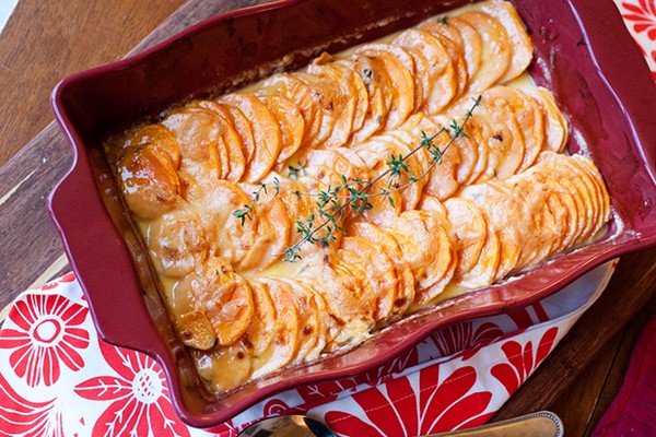  Khoai lang nướng hasselback: ăn là mê!