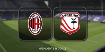 Link xem trực tiếp bóng đá: AC Milan - Carpi