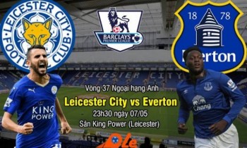 Link xem trực tiếp bóng đá: Leicester City vs Everton