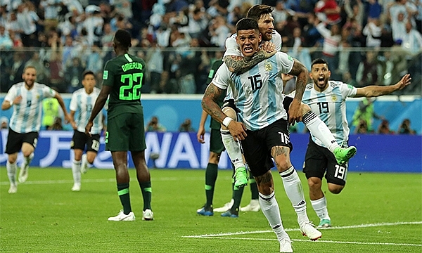 ket qua world cup 2018 messi bung no argentina di tiep