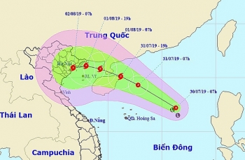 Bộ Công an chỉ đạo ứng phó với diễn biến của áp thấp trên Biển Đông