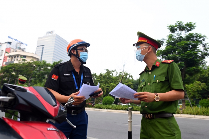 Hà Nội vẫn áp dụng giấy đi đường cũ vào ngày mai 8/9