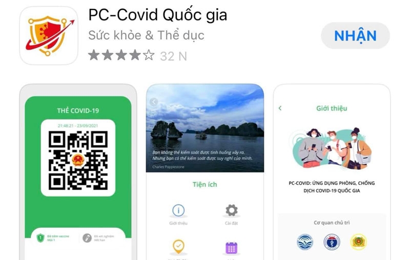 Đã có thể sử dụng app PC COVID