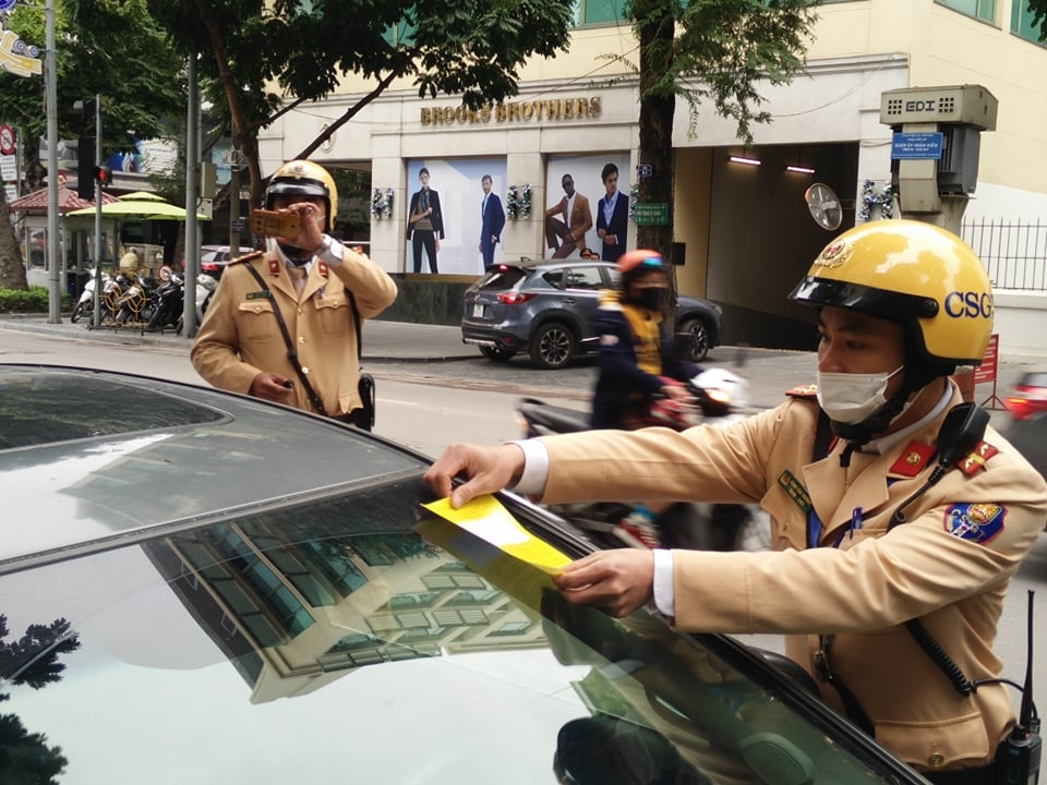 Hà Nội: Lập biên bản điện tử, người vi phạm giao thông nộp phạt trực tuyến từ 1/3