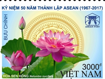 Phát hành bộ tem bưu chính kỷ niệm 50 năm thành lập ASEAN