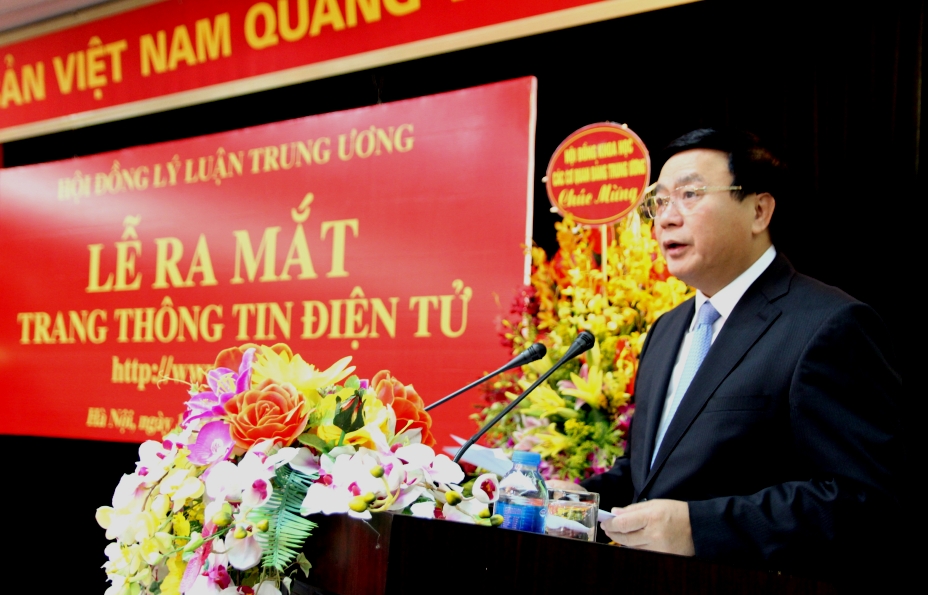 ra mat trang thong tin dien tu hoi dong ly luan trung uong