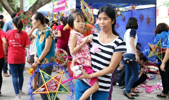 ngay hoi trung thu hong cho cac benh nhi