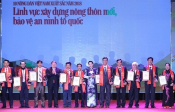 Tôn vinh 63 nông dân Việt Nam xuất sắc năm 2018