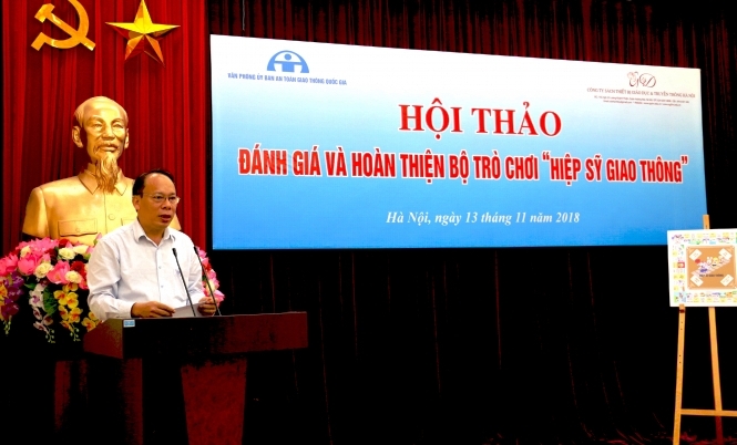 an toan giao thong voi bo tro choi hiep sy giao thong