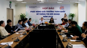 Phát động Giải thưởng toàn quốc về thông tin đối ngoại năm 2019