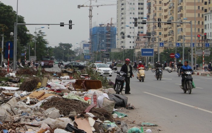 ha noi duong nghin ti thanh bai chua rac