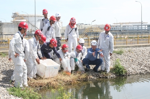 Nước thải của Nhà máy Lọc dầu Dung Quất không độc hại