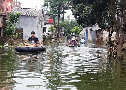 Người dân Chương Mỹ vẫn phải sống chung với ngập trong 2 năm tới