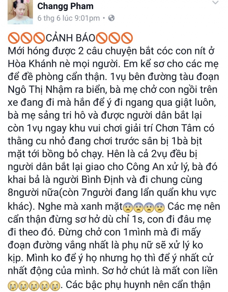 bia dat thong tin bat coc tre em de ban hang online