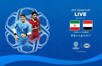 Xem trực tiếp bóng đá Iran vs Yemen, 23h ngày 7/1 (Asian Cup 2019)