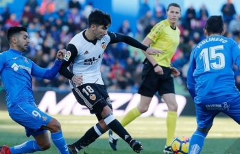 Xem trực tiếp bóng đá Getafe vs Valencia (Cup Nhà vua), 3h30 ngày 23/1