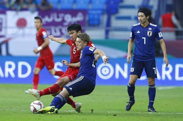 thua nhat ban voi ty so toi thieu dt viet nam ngang cao dau roi asian cup 2019