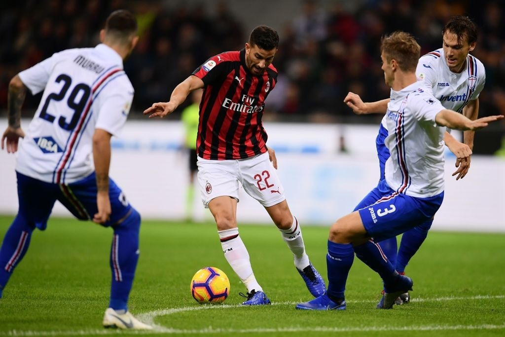 Link xem trực tiếp AC Milan vs Sampdoria (Serie A), 21h ngày 6/1