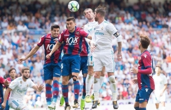 Xem trực tiếp Levante vs Real Madrid (La Liga), 3h ngày 23/2