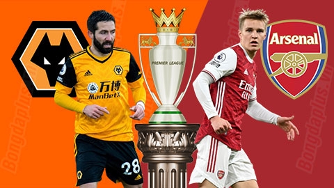 Kênh xem trực tiếp Wolves vs Arsenal, vòng 22 Ngoại hạng Anh 2020-2021