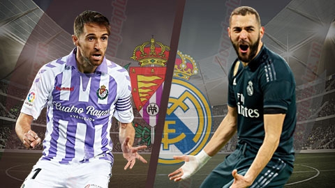 Xem trực tiếp bóng đá Valladolid vs Real Madrid (La Liga), 2h45 ngày 11/3