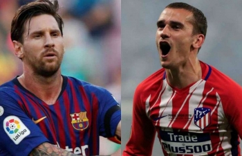 Xem trực tiếp bóng đá Barcelona vs Atletico Madrid (La Liga), 1h45 ngày 7/4