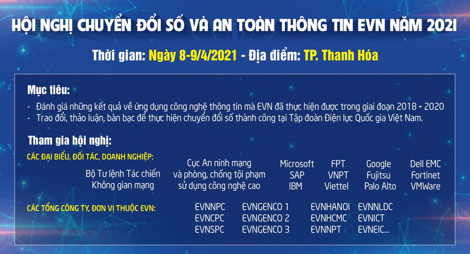 Chuyển đổi số và an toàn thông tin EVN' từ phía đối tác đồng hành