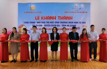 BSR khánh thành công trình nhà bán trú học sinh Trường Mầm non Tả Ván (Hà Giang)